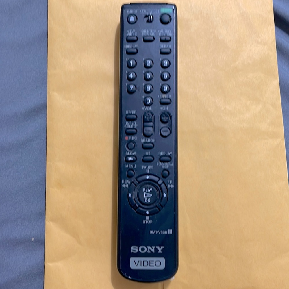 Sony remote tv\ video